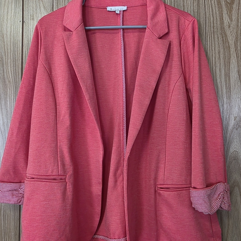 Skies Are Blue Vibrant Pink Blazer